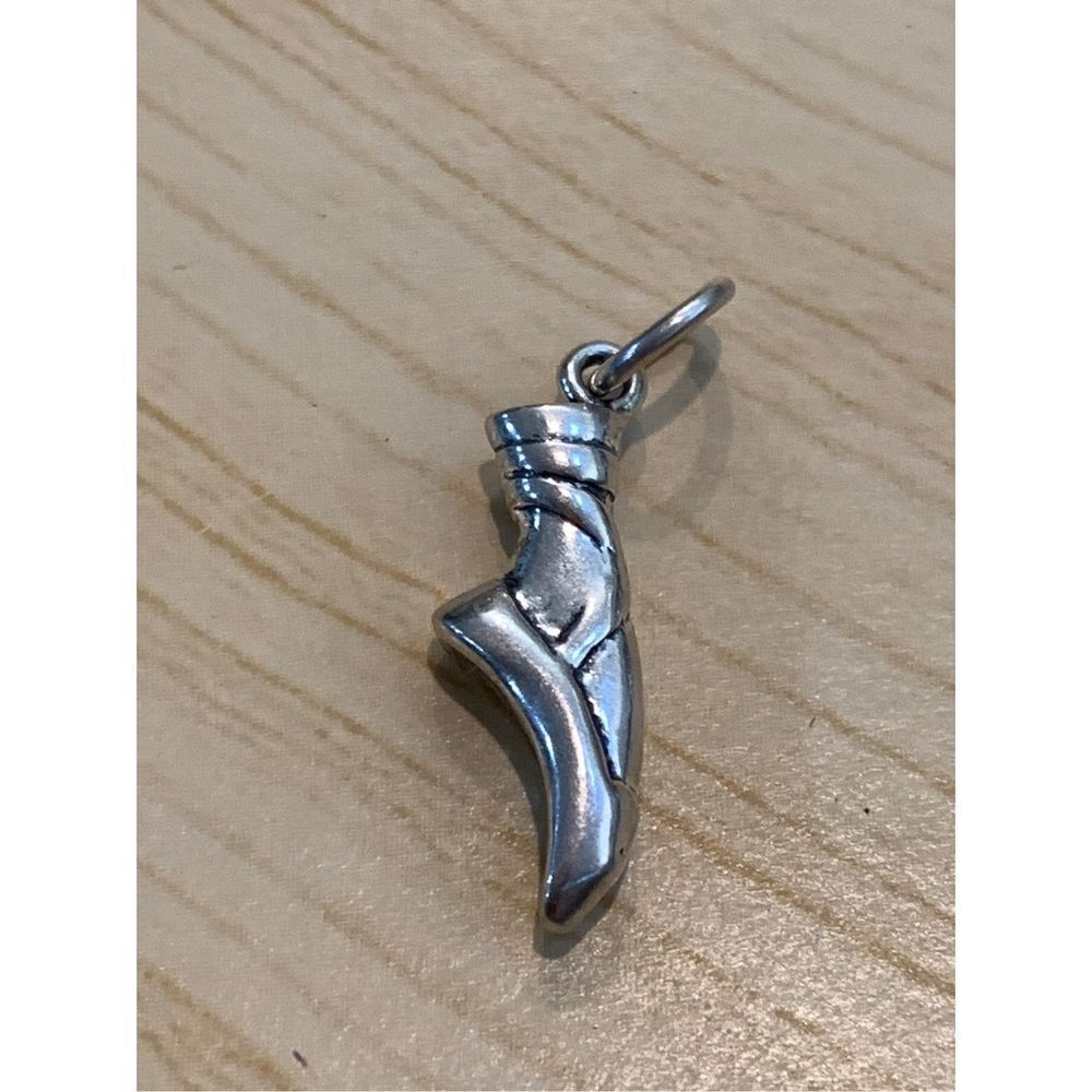 Ballet Shoe Sterling Silver Jewelry Charm #dance #ballerina
